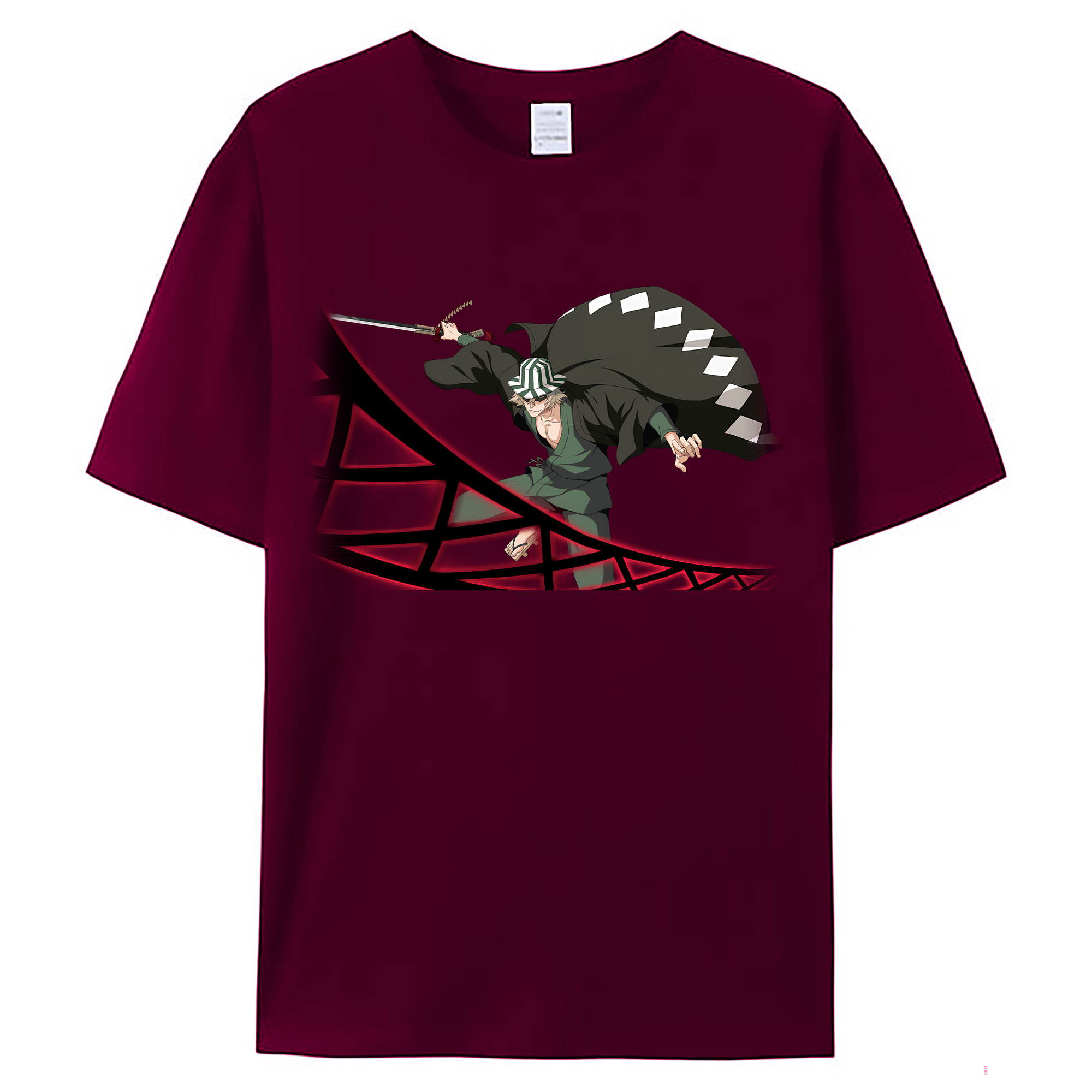 （画像用） "ブリーチ 浦原 喜助（うらはら きすけ） BLEACH Urahara Kisuke " レディースカジュアルプリントTシャツ（綿100％）
